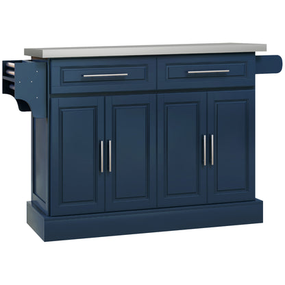 Stainless Steel Kitchen Island with Storage