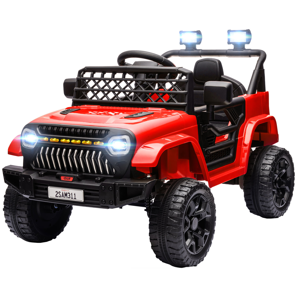 Electric 12V Ride-On Truck for Kids with Remote Control
