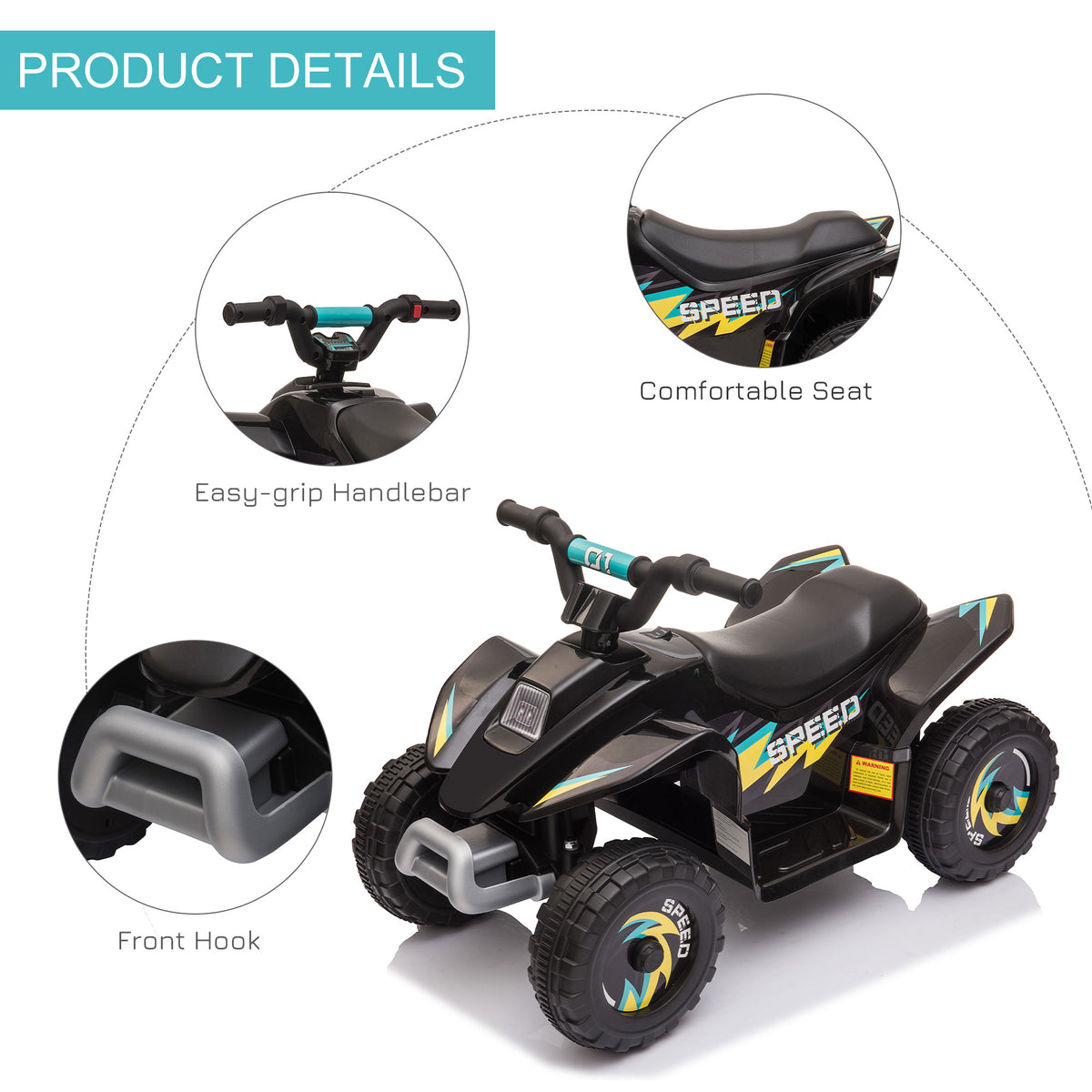 Kids Electric ATV 6V with Forward and Reverse