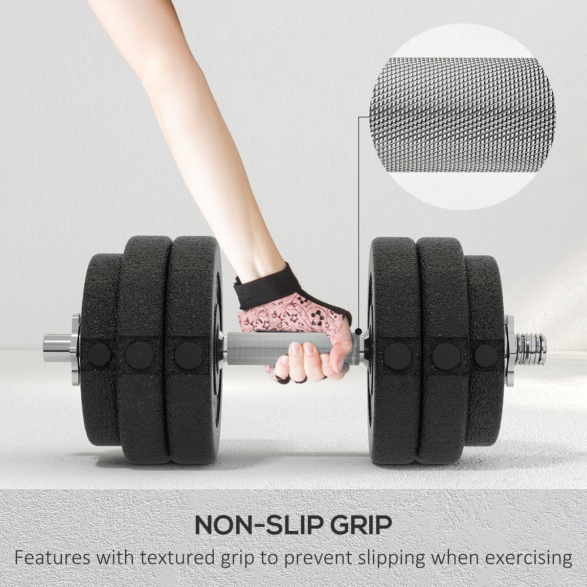 Adjustable Dumbbells 30 kg — Set of 14