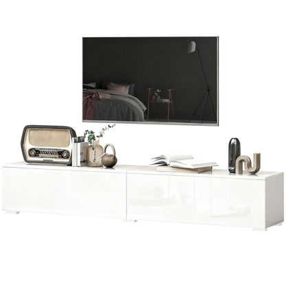 Modern floating wall TV stand