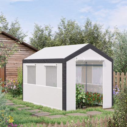 2x3m Heavy Duty Walk-in Greenhouse with Steel Frame