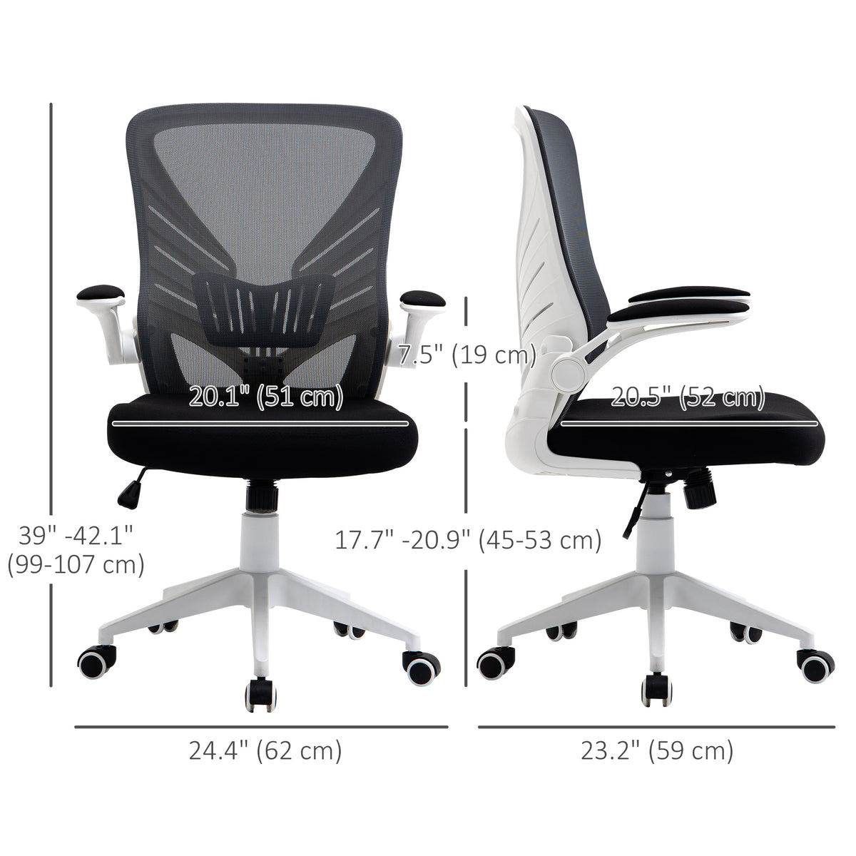 Mesh Ergonomic Swivel Office Task Chair