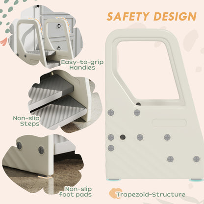 Adjustable Step Stool for Toddlers with Handle