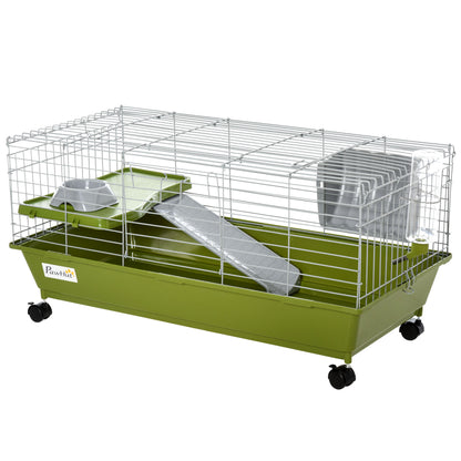 Small Animal Cage with Wheels and Accessories