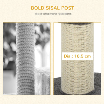 Multi-Tier Cat Tree with Sisal Scratching Post and Bed