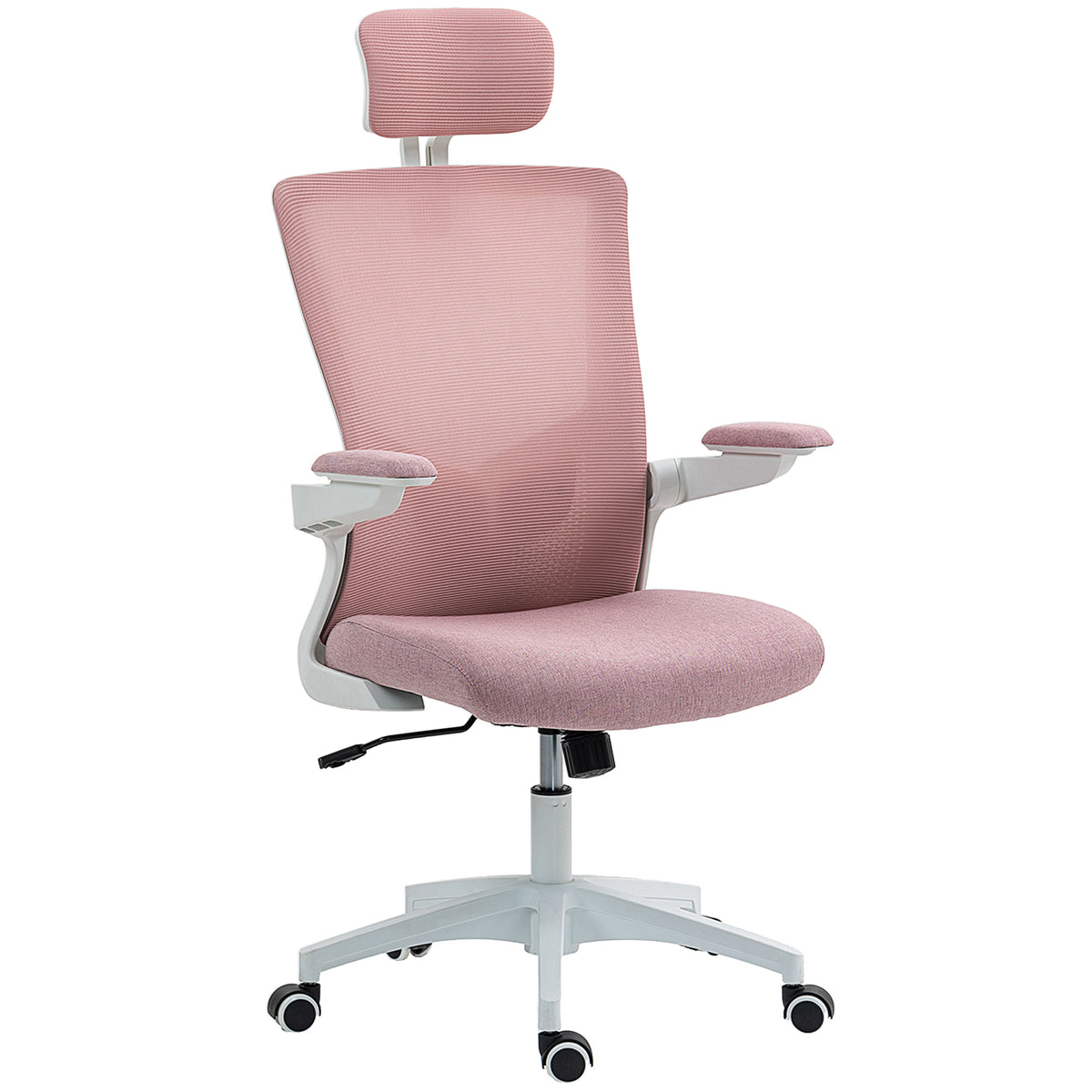 Ergonomic office chair with adjustable lumbar support