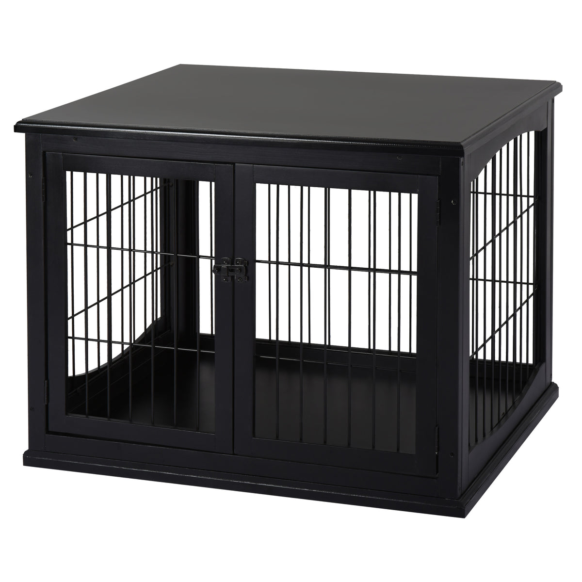 Dog Crate End Table Double Door 26 Inch