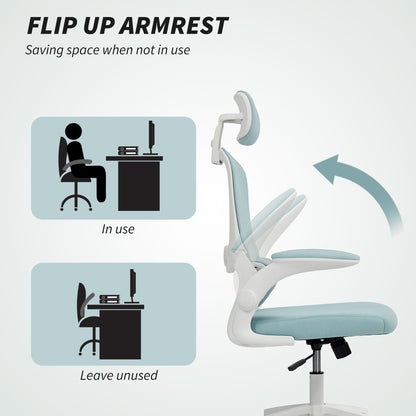 Ergonomic office chair high back rotatable headrest