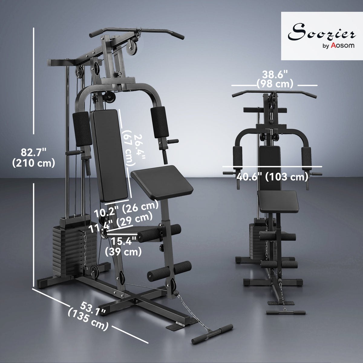 Máquina multifunción de entrenamiento 65 kg