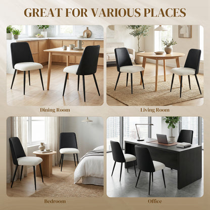 Upholstered Dining Chairs Set of 2