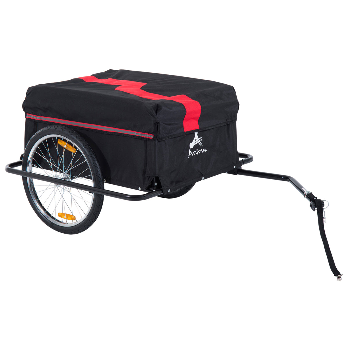 Foldable Cargo Bike Trailer with Removable Cover