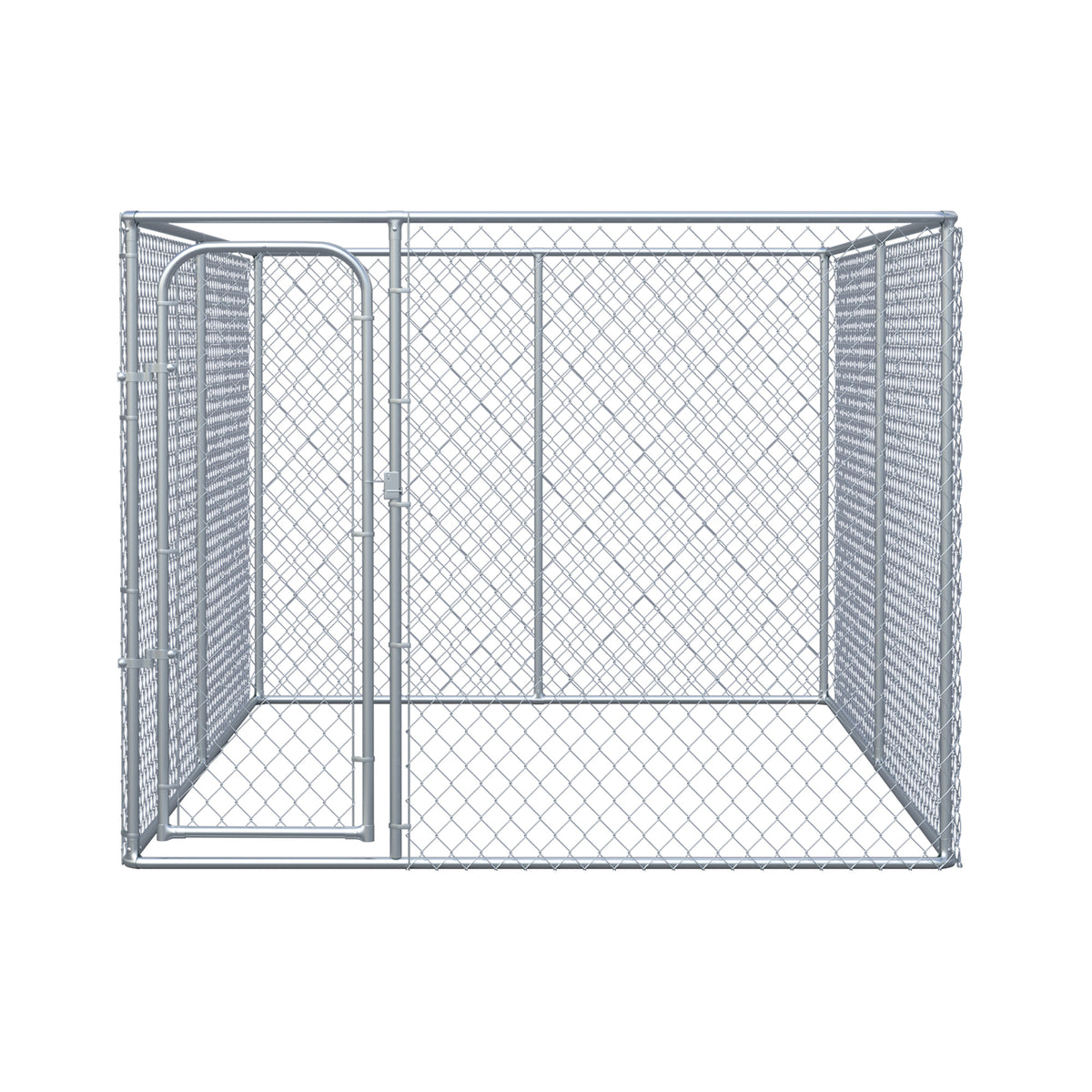 Outdoor dog playpen with galvanized steel frame