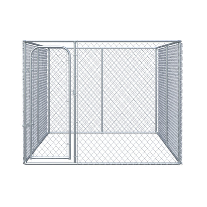 Outdoor dog playpen with galvanized steel frame