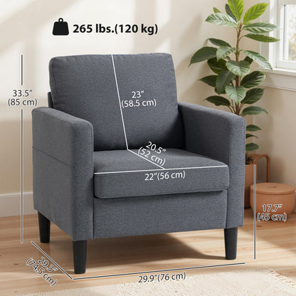Modern Upholstered Accent Chair
