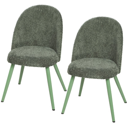 Dining Chairs Velvet Upholstered Set of 2
