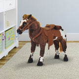 Caballo de peluche de pie para niños