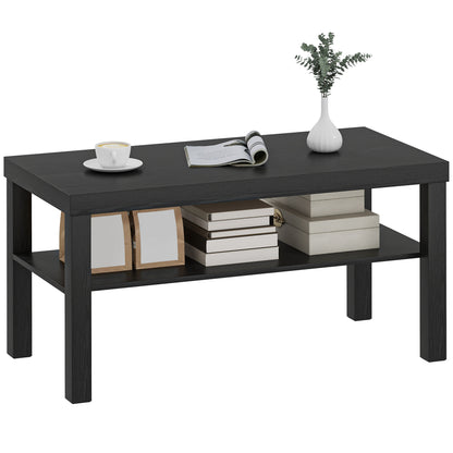 Two-Tier Engineered Wood Coffee Table