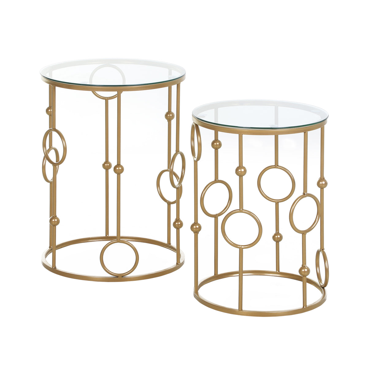 Nesting Coffee Tables Set — Set of 2