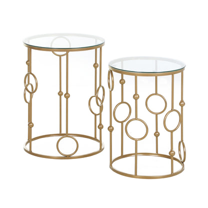 Nesting Coffee Tables Set — Set of 2