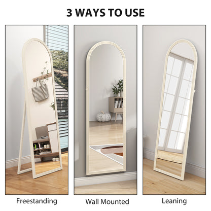 Arched Full Length Standing Mirror 64 inches