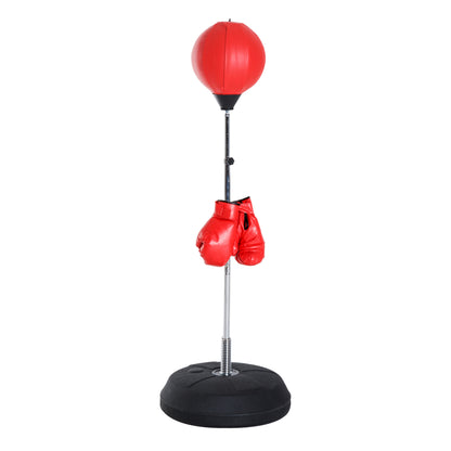 Freestanding Punching Bag with Stand Gloves and Pump