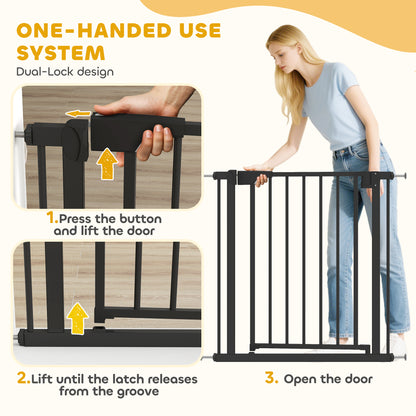 Baby and Pet Safety Gate Pressure Fit