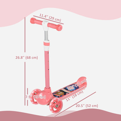 3 wheel kids scooter adjustable height