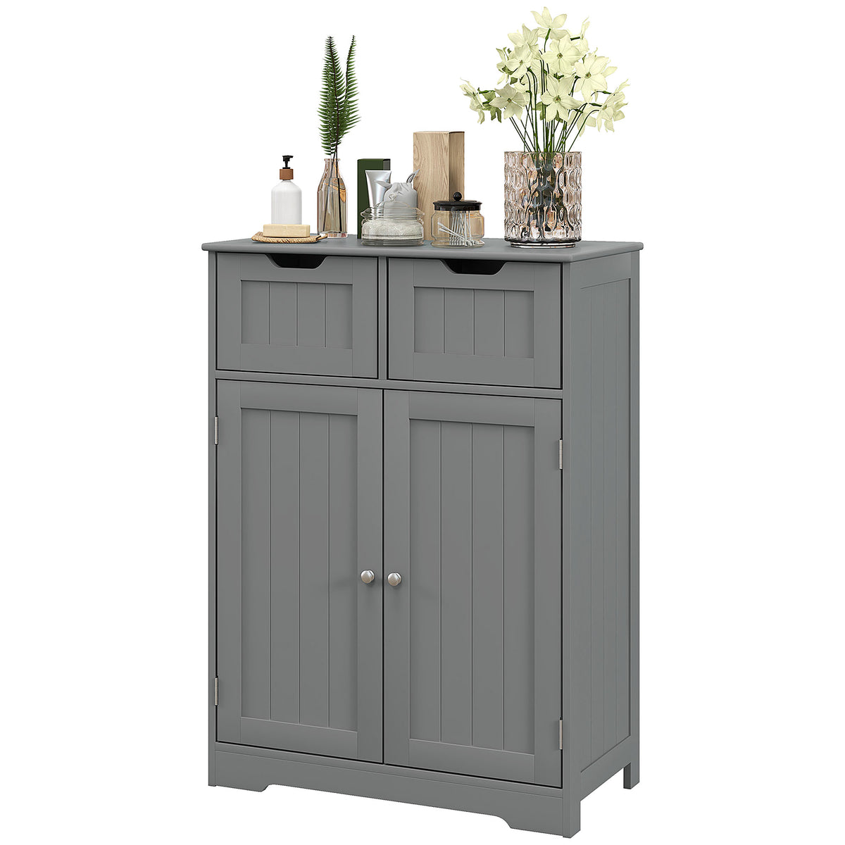 Mueble de almacenamiento para baño de dos cajones