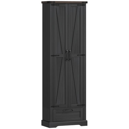 Armario de cocina despensa de madera de ingeniería 60 x 30 x 180 cm