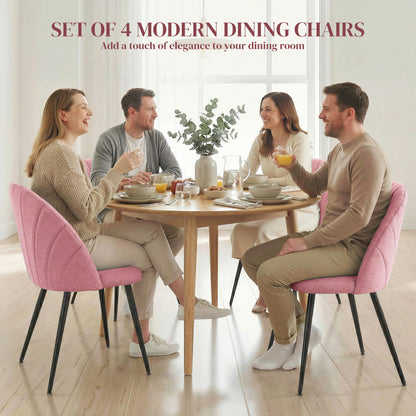 Dining chairs upholstered set of 4