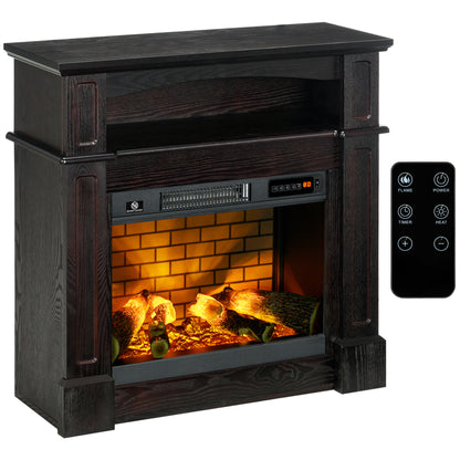 Electric Fireplace with Mantel Freestanding