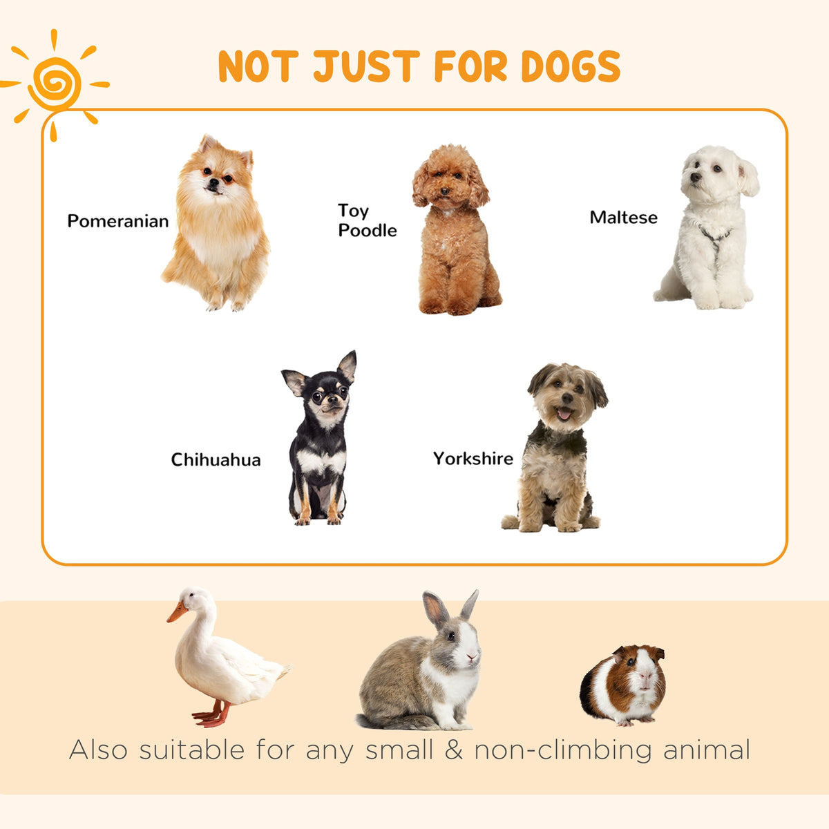 Foldable 8-Panel Metal Exercise Playpen for Pets