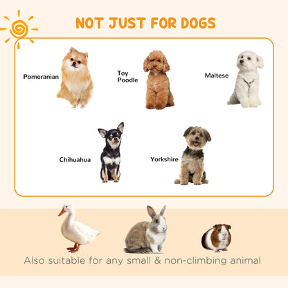 Foldable 8-Panel Metal Exercise Playpen for Pets