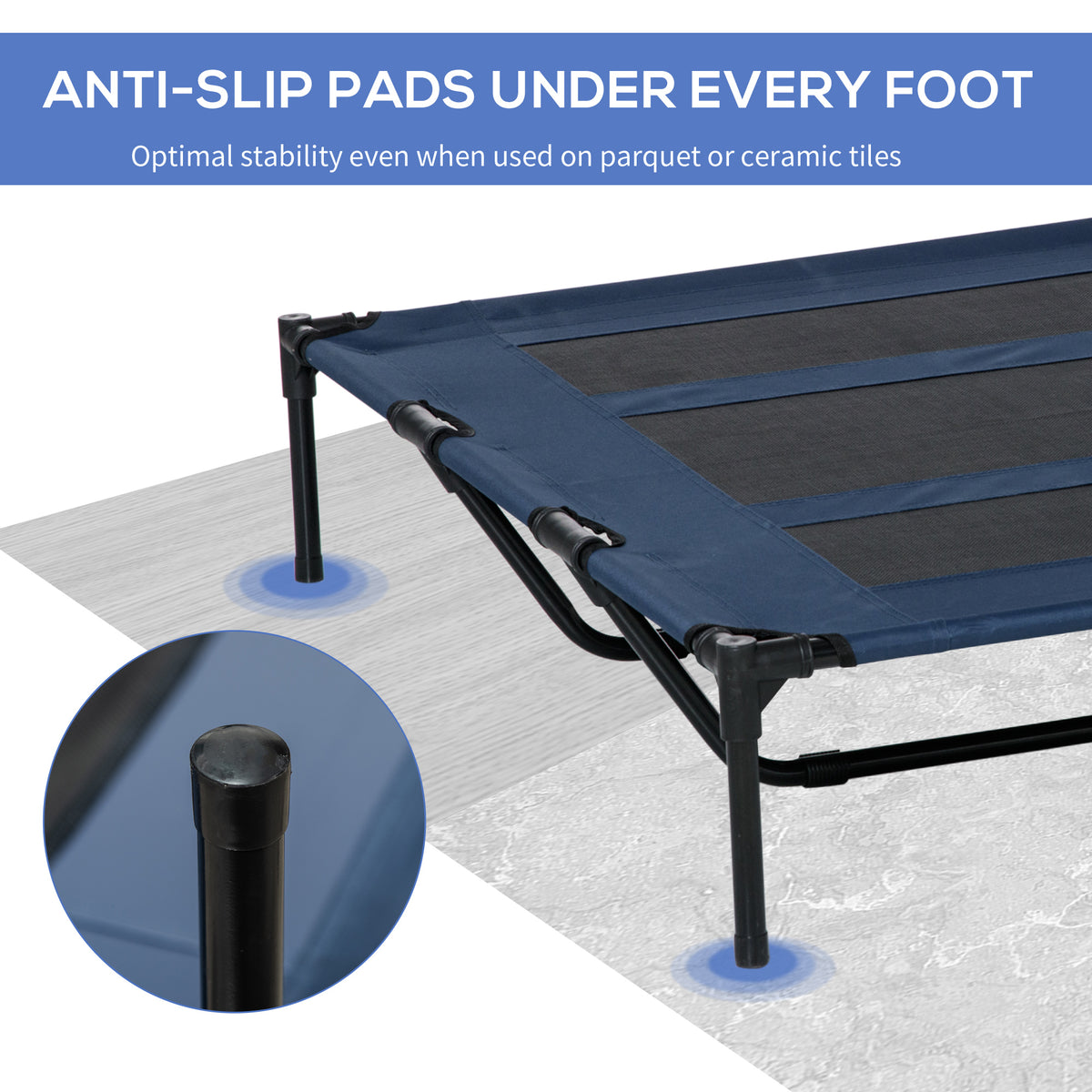 Cama elevada para perro de gran tamaño interior exterior