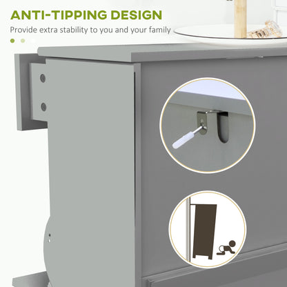 Slim Shoe Cabinet 2 Flip Drawers Adjustable Shelves 8 Pairs