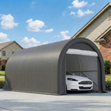Portable Carport Tent 10 x 16 ft with Zippered Door