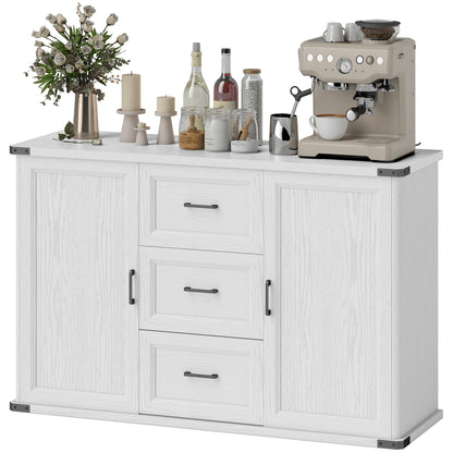 Sideboard buffet cabinet with drawers
