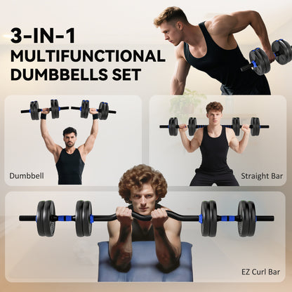 Juego de mancuernas ajustables 3 en 1 — 15 kg
