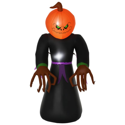 Inflatable Halloween Pumpkin Reaper Decoration 7ft