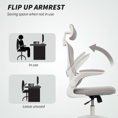 Ergonomic office chair high back rotatable headrest