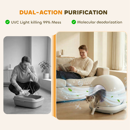 72L Automatic Self Cleaning Smart Litter Box