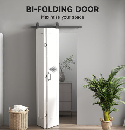 Puerta corredera plegable 35 pulg. x 83 pulg.