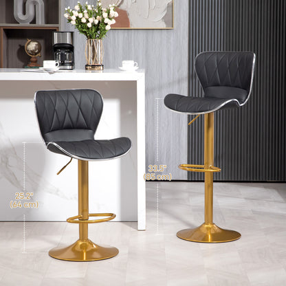 Adjustable Counter Height Bar Stools Set of 2