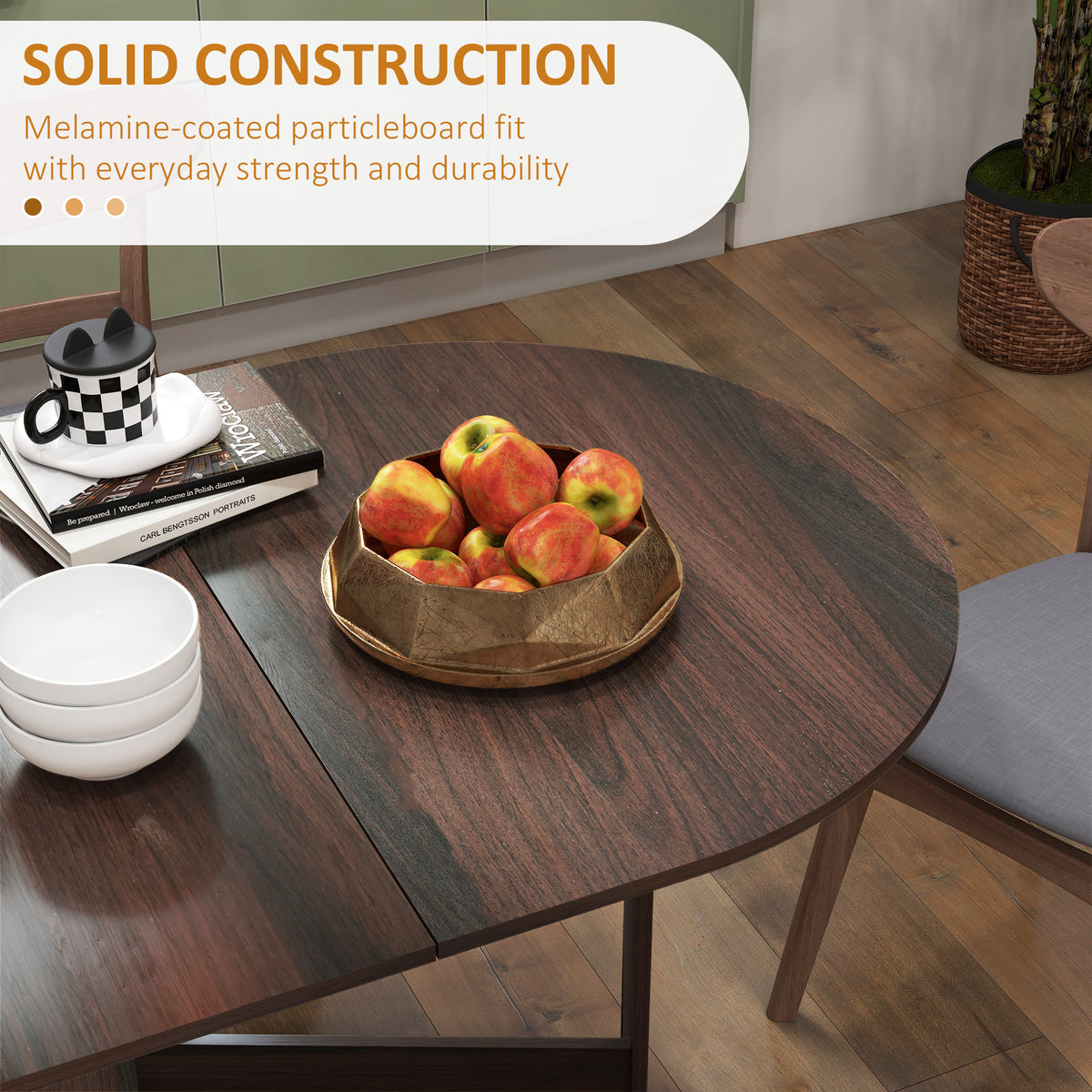 Oval Folding Dining Table