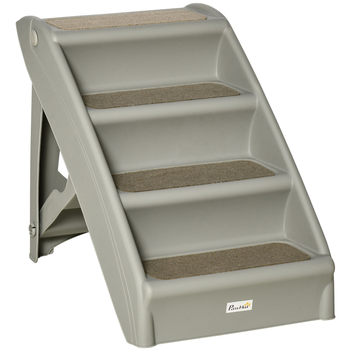 4-level portable folding pet stairs