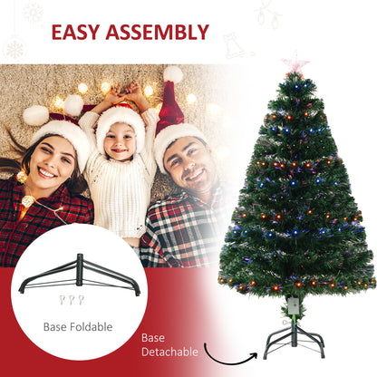 Árbol de Navidad artificial luminoso y preiluminado óptico