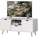 Modern TV stand with storage for 127 cm TV