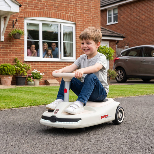 Electric wiggle car for kids with two speeds