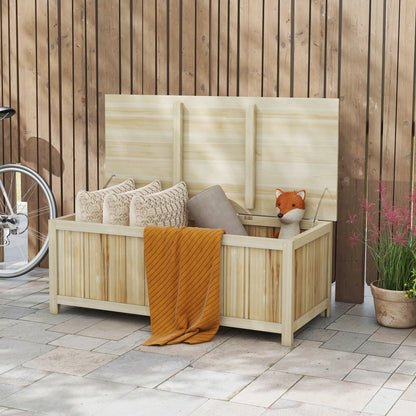 Wooden Outdoor Storage Box 172 L